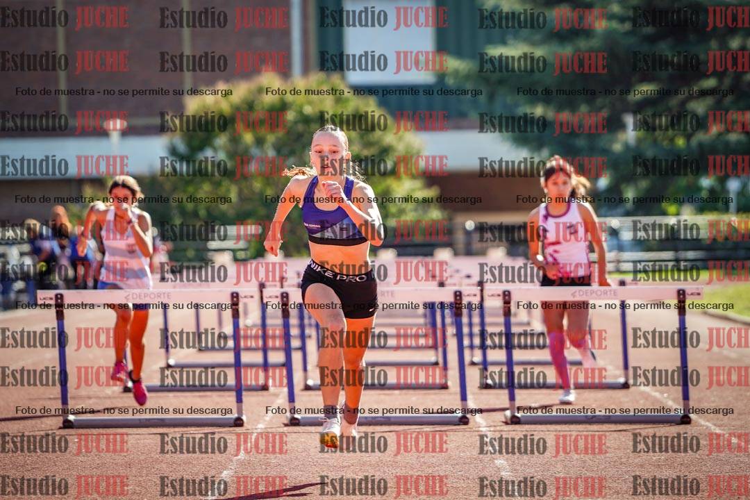 Fotos de los 80 m con vallas de mujeres