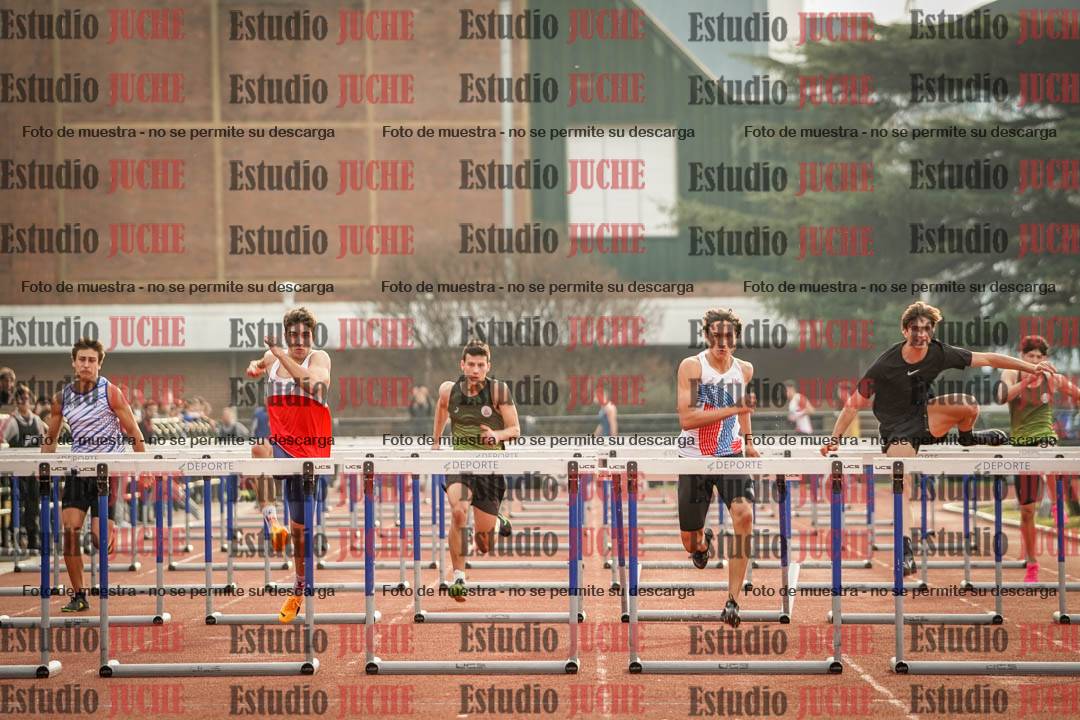 Fotos de los 110 m con vallas de varones