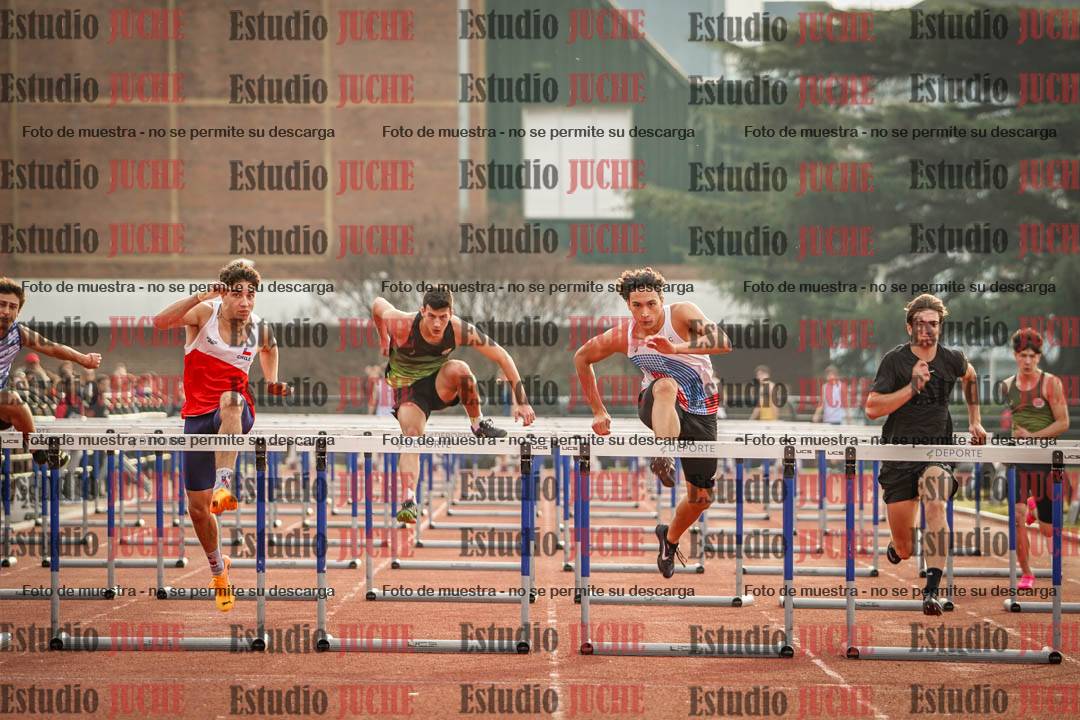 Fotos de los 110 m con vallas de varones