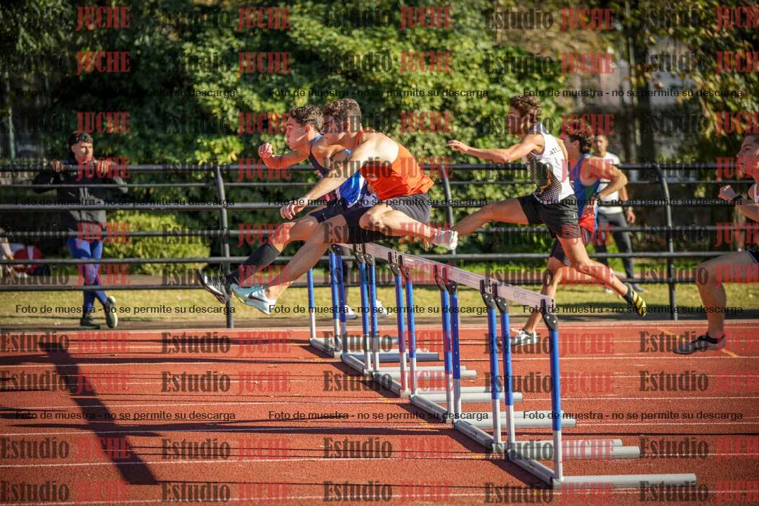 Fotos de los 110 m con vallas de varones