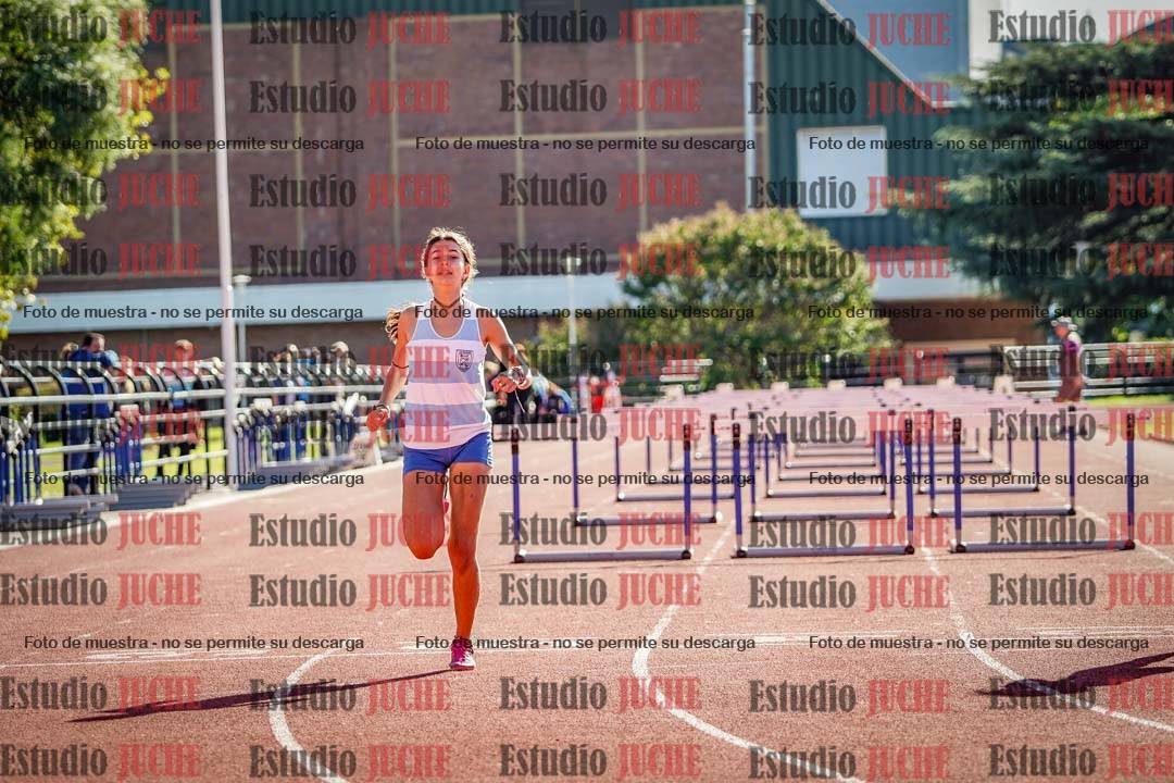 Fotos de los 80 m con vallas de mujeres