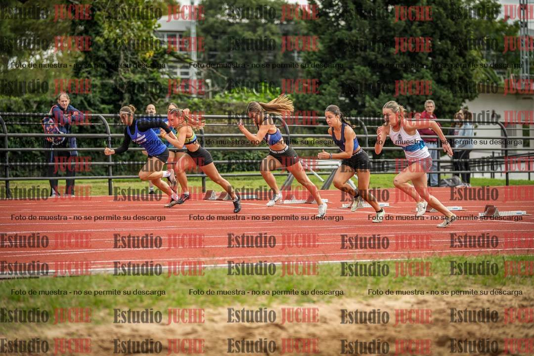 Fotos de los 100 m con vallas de mujeres