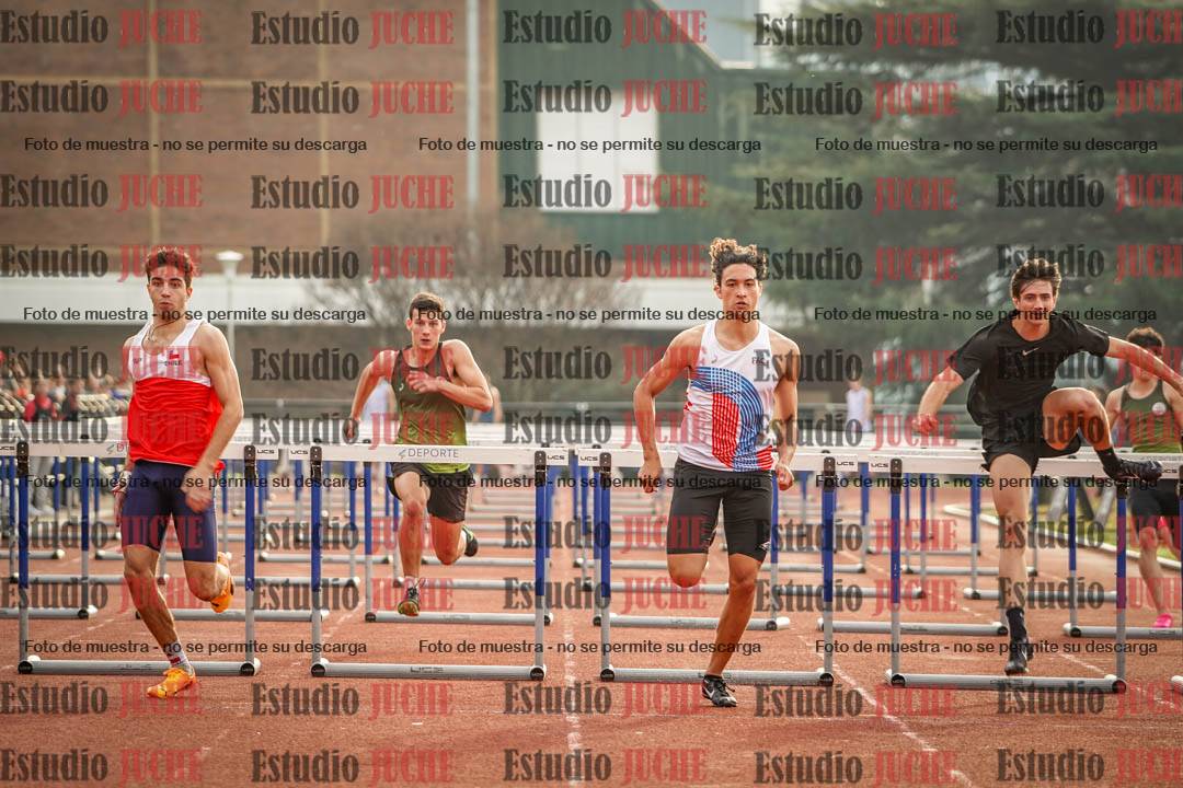 Fotos de los 110 m con vallas de varones