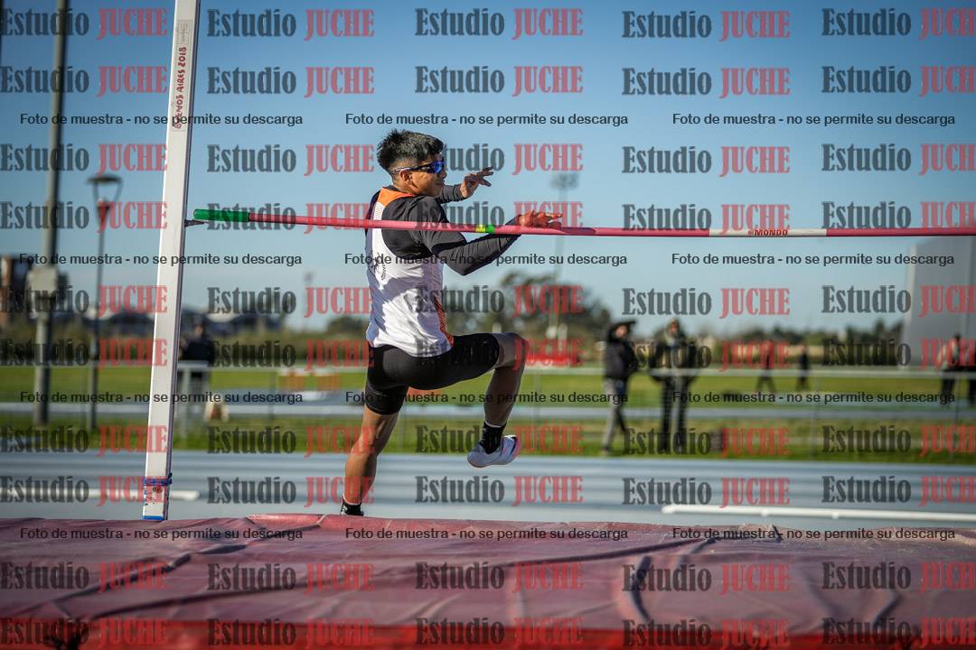 Fotos del salto en alto de varones