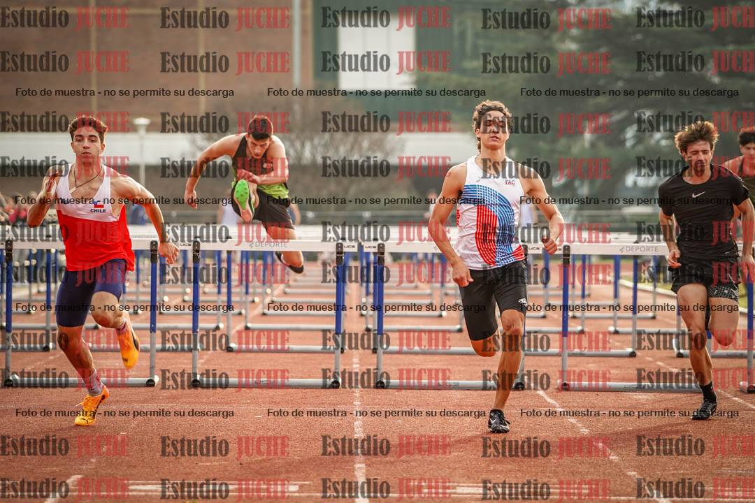 Fotos de los 110 m con vallas de varones