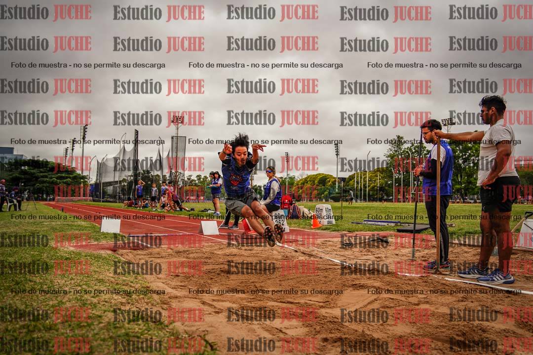 Fotos del salto en largo de varones - U14