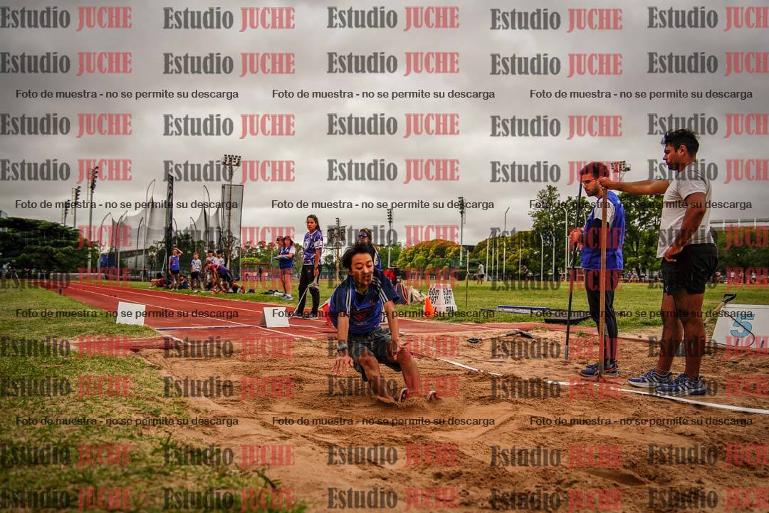 Fotos del salto en largo de varones - U14