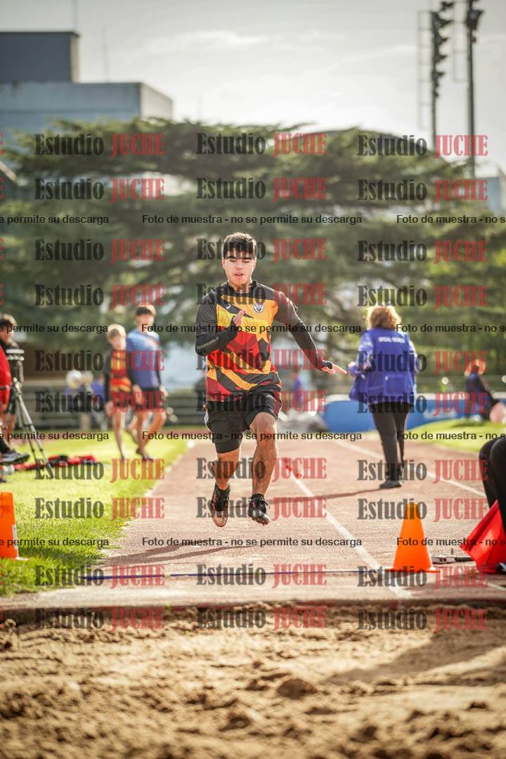 Fotos del salto en largo de varones
