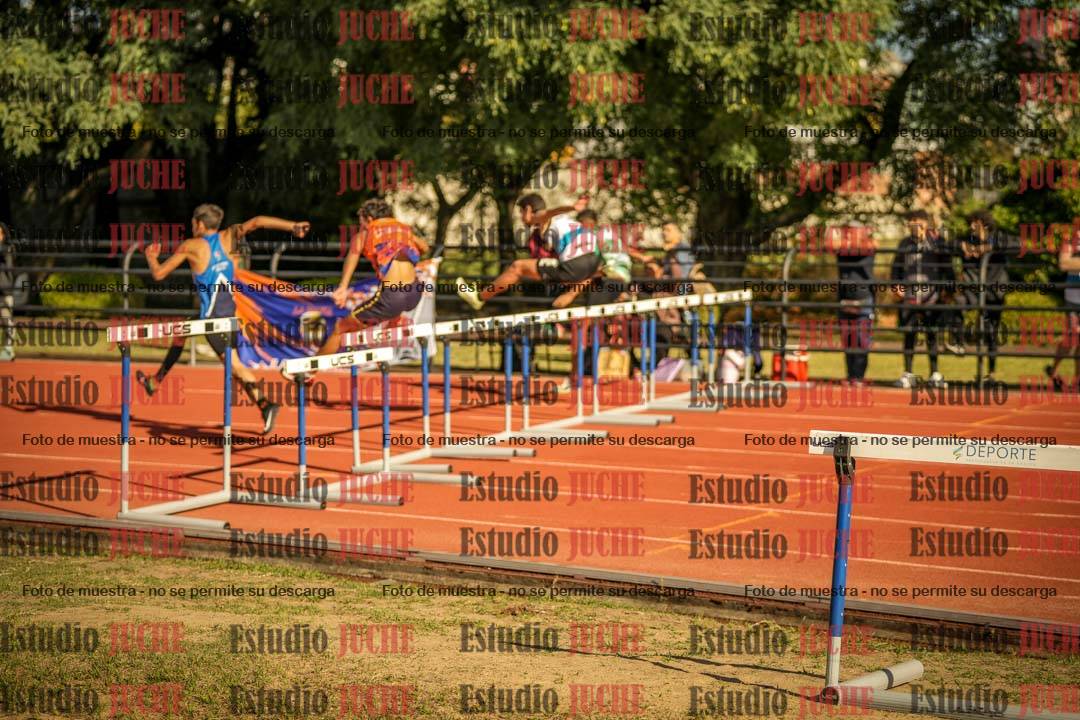 Fotos de los 110 m con vallas de varones