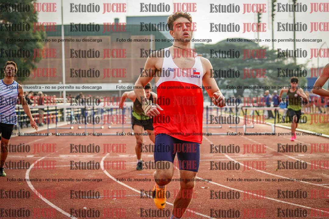 Fotos de los 110 m con vallas de varones