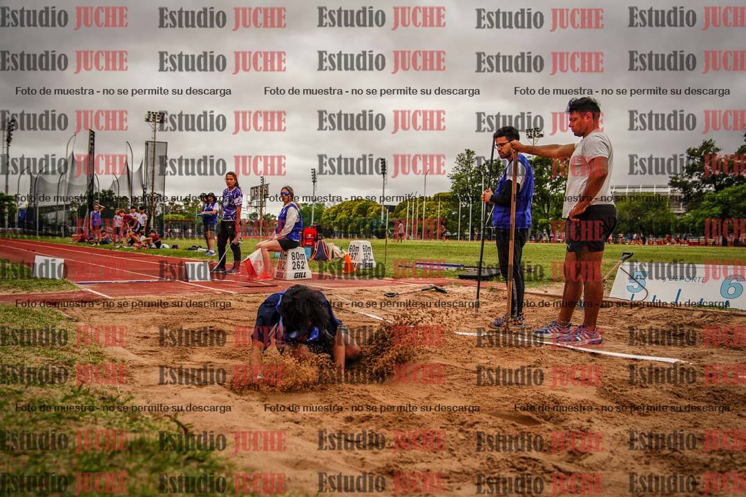Fotos del salto en largo de varones - U14