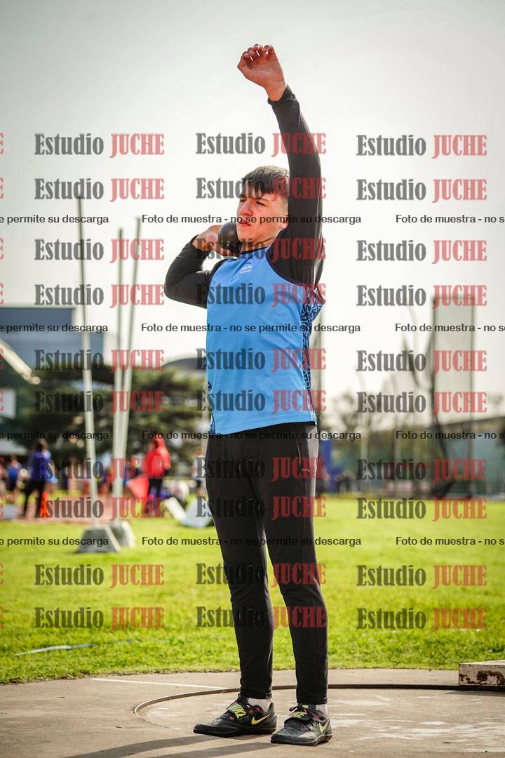 Fotos del lanzamiento de bala de varones