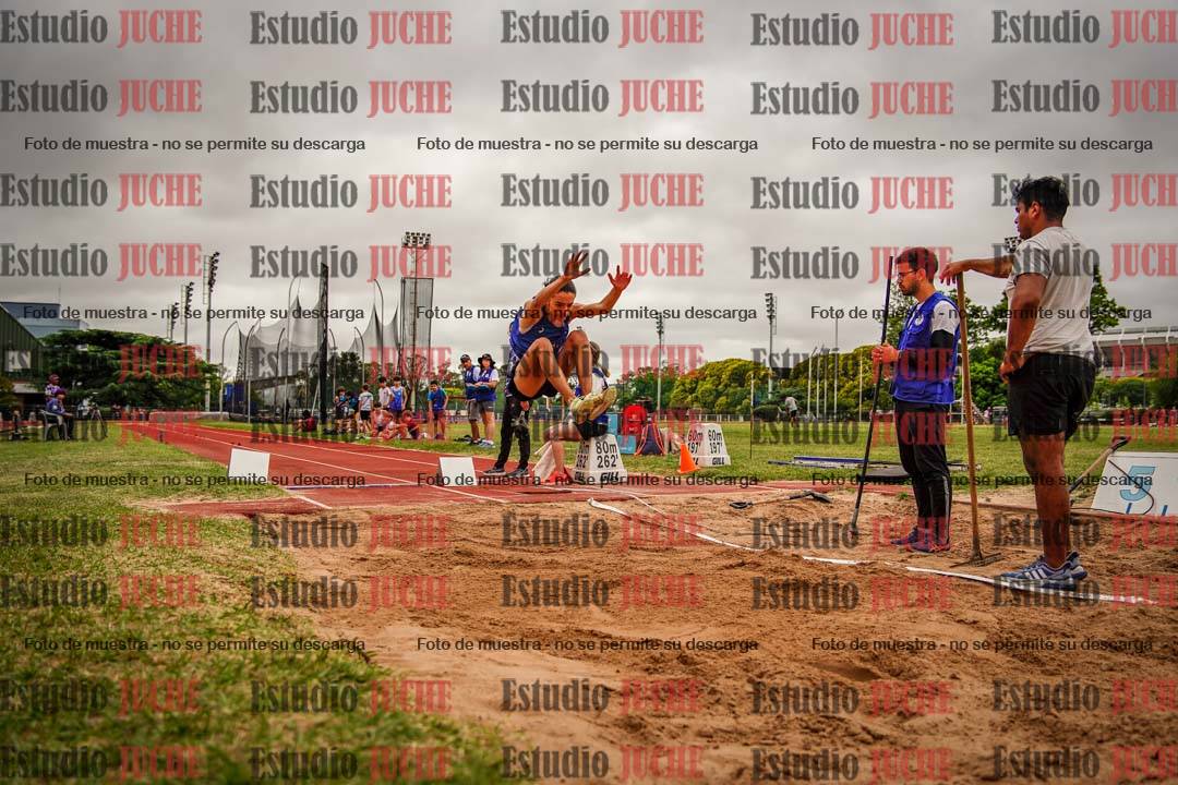 Fotos del salto en largo de varones - U14