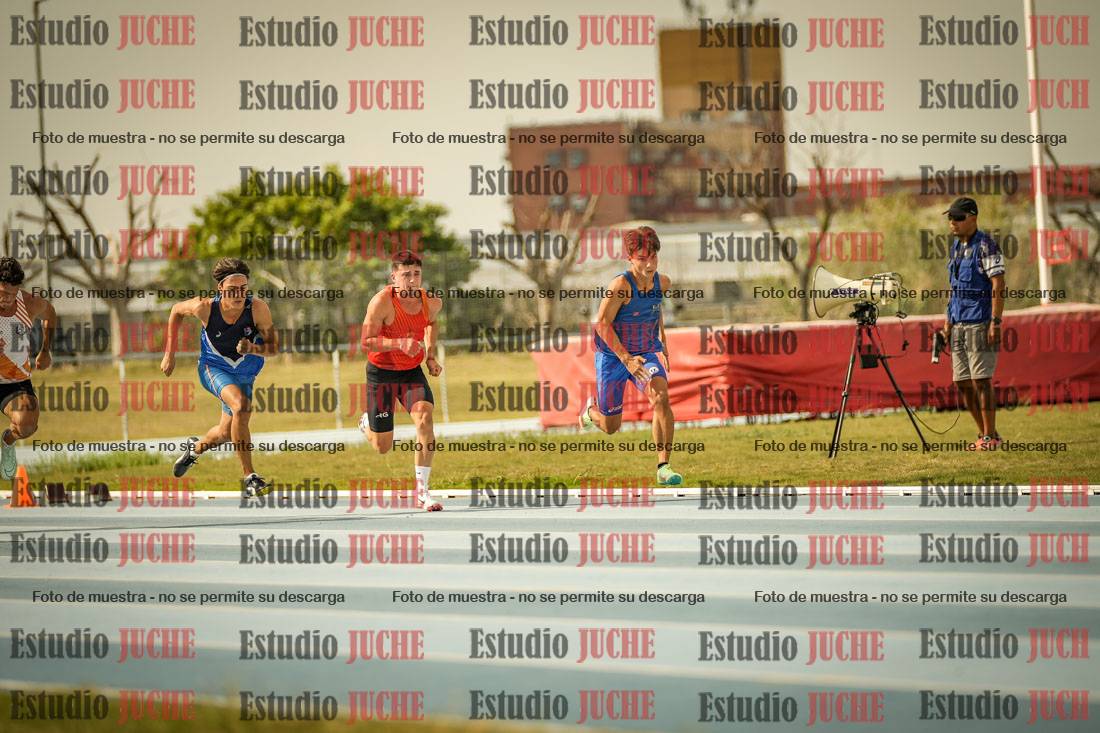 Fotos de los 80 m llanos de varones