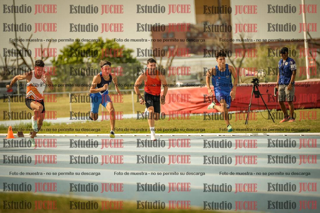 Fotos de los 80 m llanos de varones