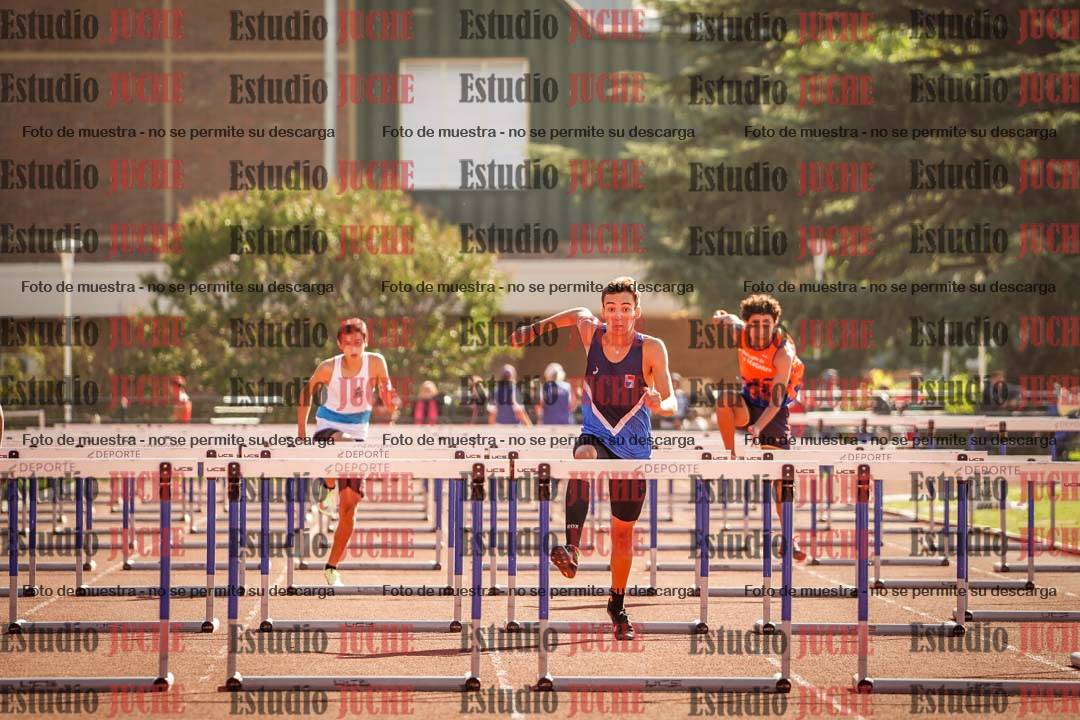 Fotos de los 110 m con vallas de varones