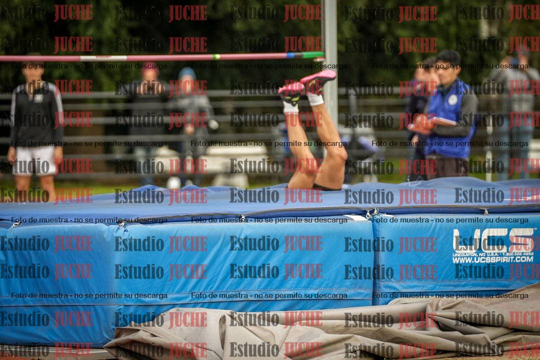 Fotos del salto en alto de varones