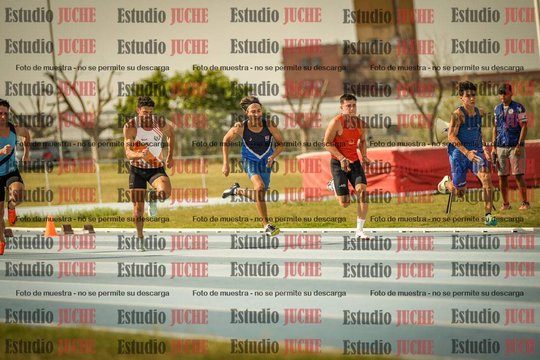 Fotos de los 80 m llanos de varones