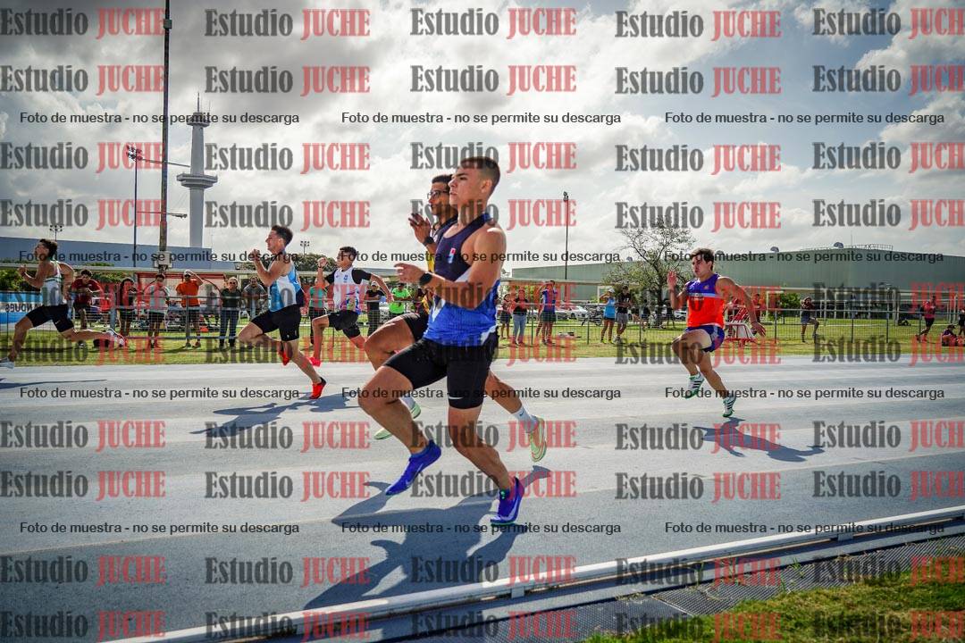 Fotos de los 100 m llanos de varones