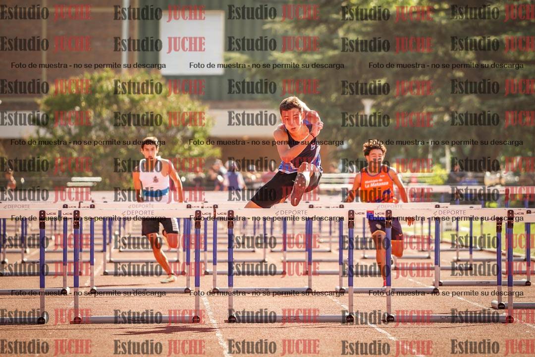 Fotos de los 110 m con vallas de varones
