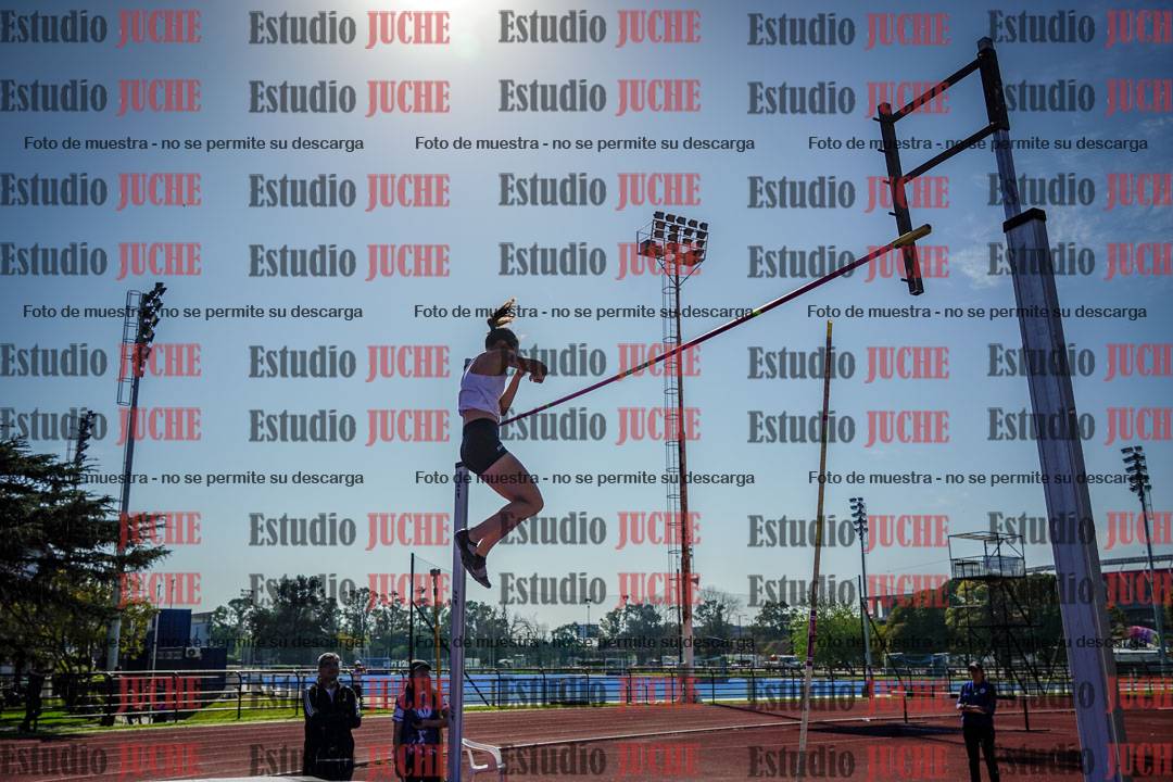 Fotos del salto con garrocha de mujeres y varones