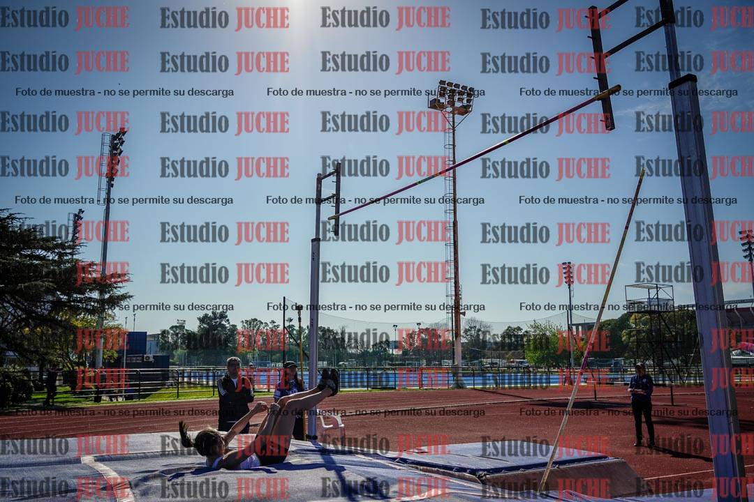 Fotos del salto con garrocha de mujeres y varones