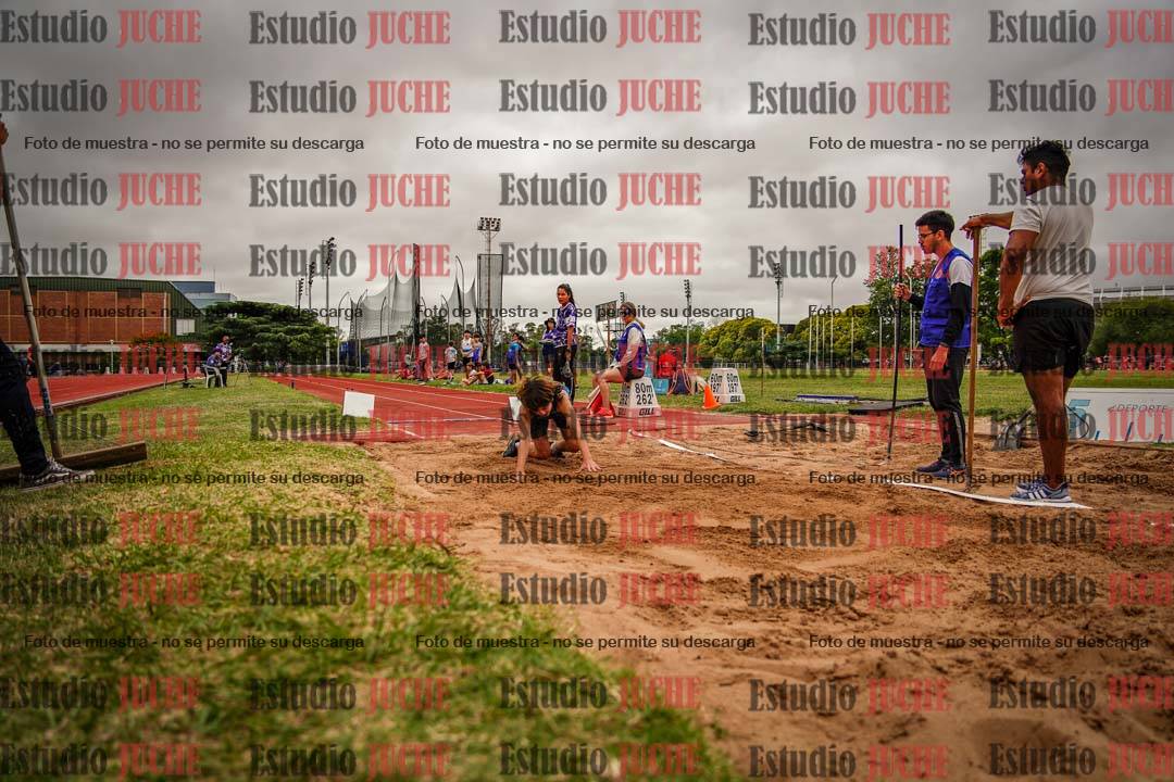 Fotos del salto en largo de varones - U14