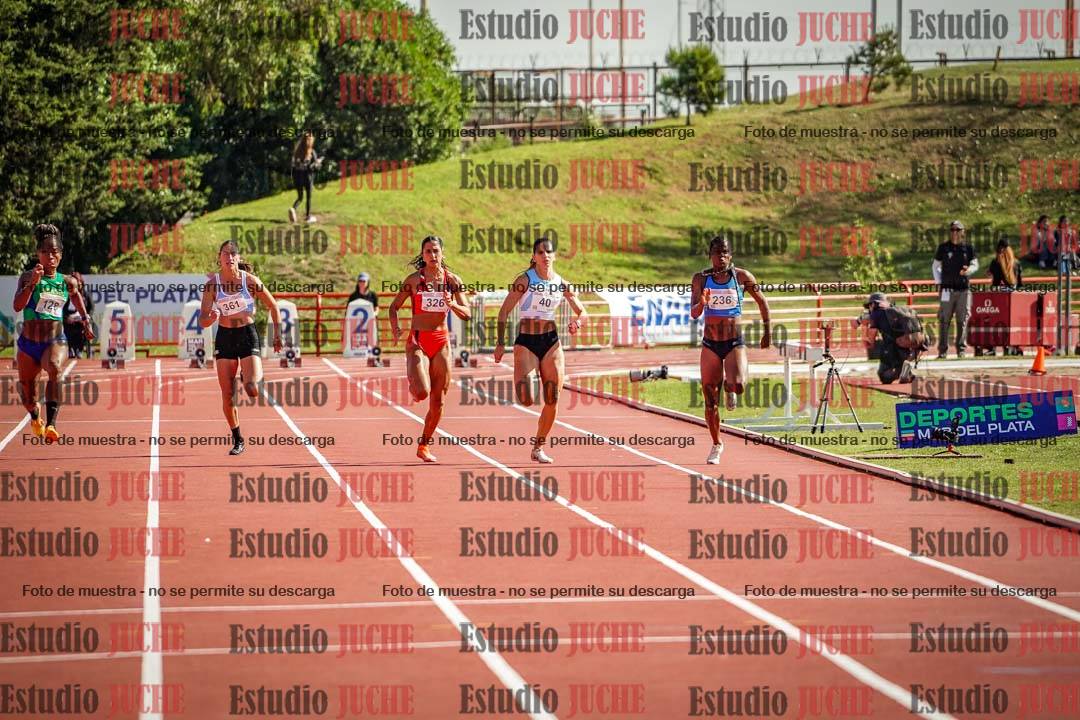 Fotos de los 100 m de mujeres