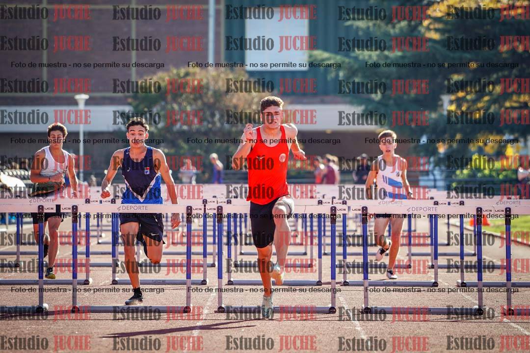 Fotos de los 110 m con vallas de varones