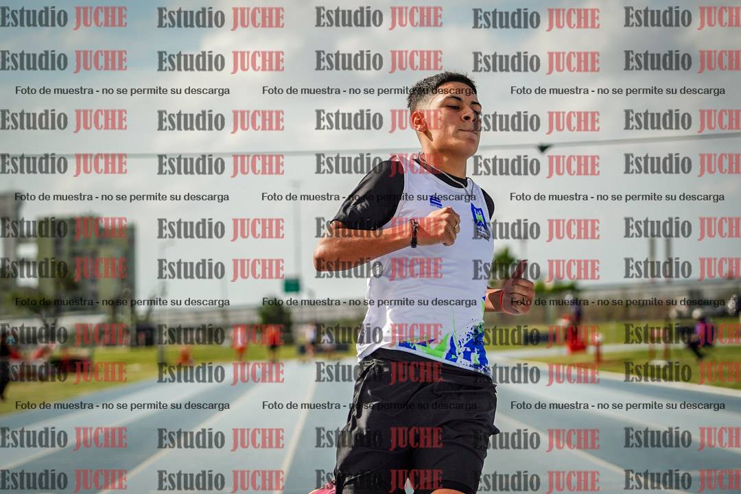 Fotos de los 100 m llanos de varones