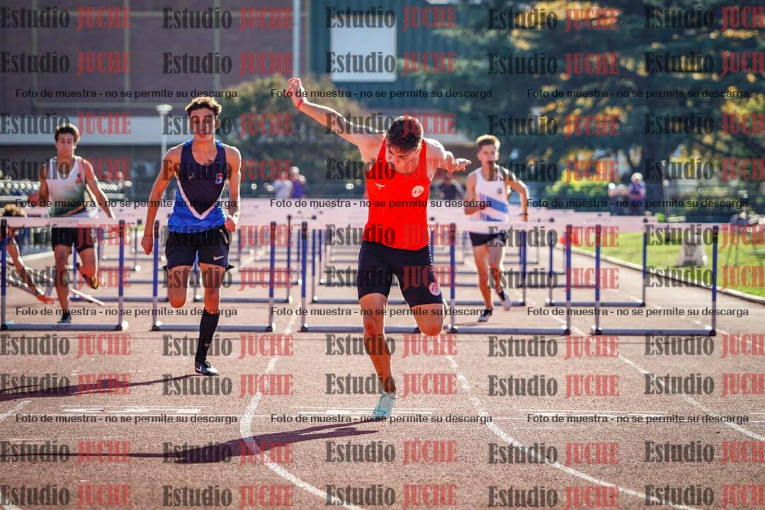 Fotos de los 110 m con vallas de varones