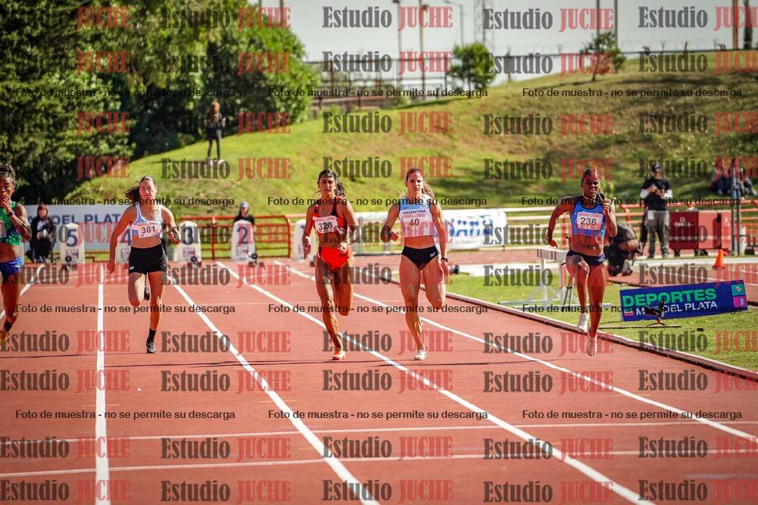 Fotos de los 100 m de mujeres