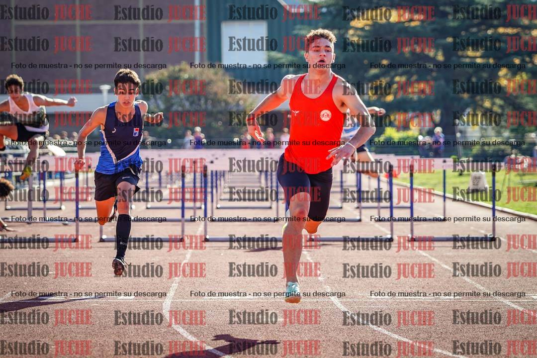 Fotos de los 110 m con vallas de varones