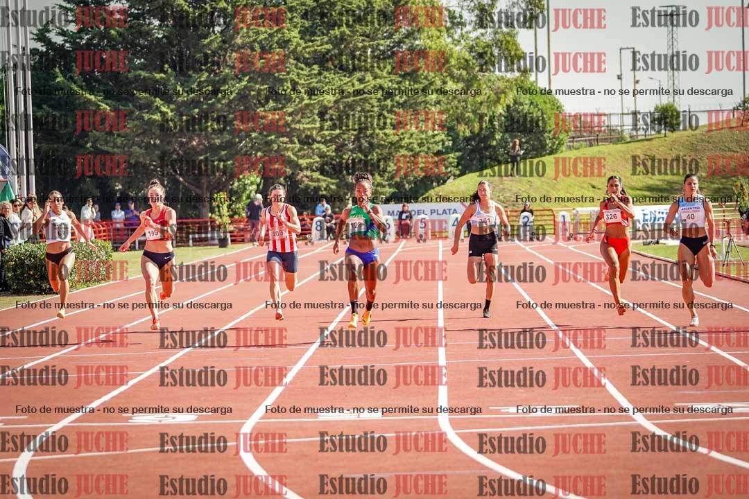 Fotos de los 100 m de mujeres