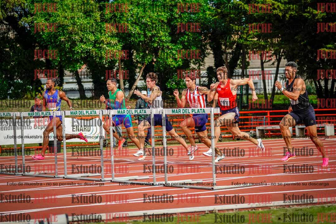 Fotos de los 110 m con vallas de varones
