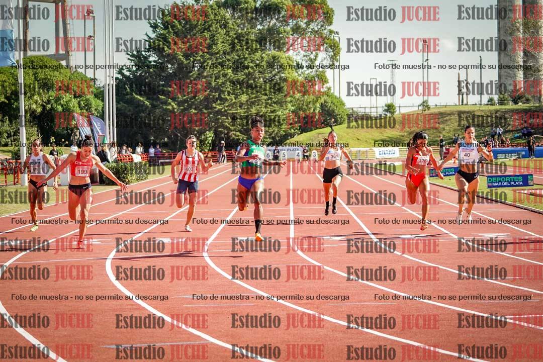 Fotos de los 100 m de mujeres