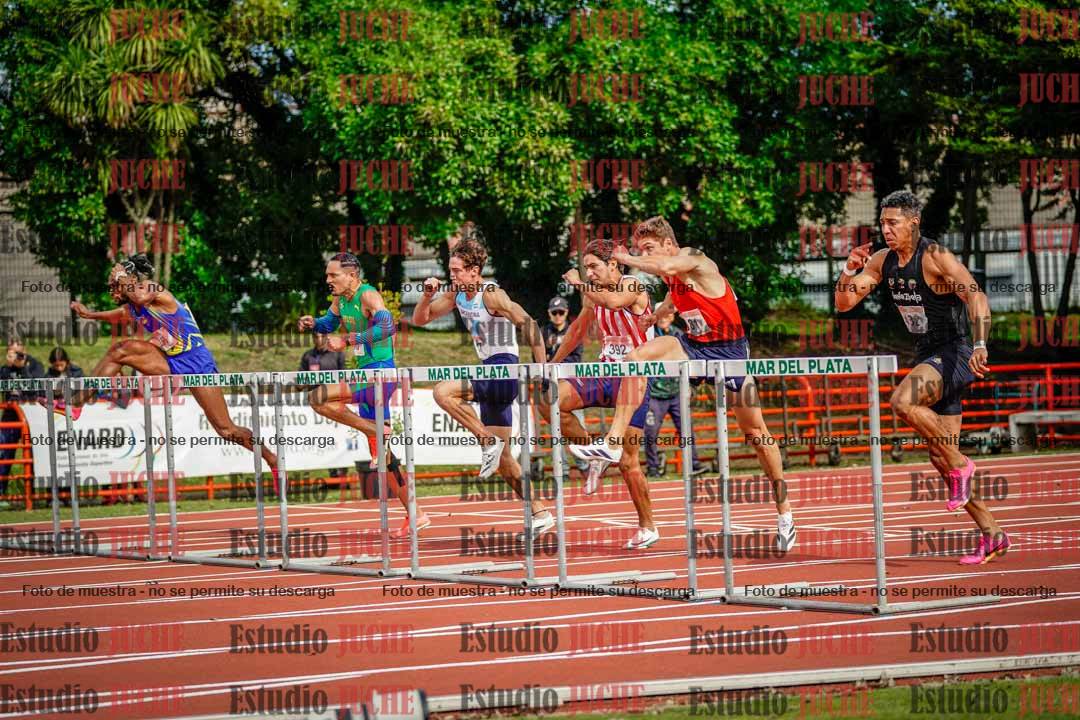 Fotos de los 110 m con vallas de varones