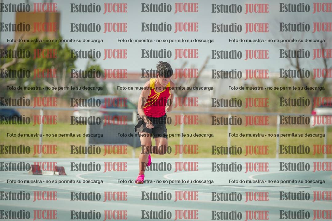 Fotos de los 100 m llanos de varones