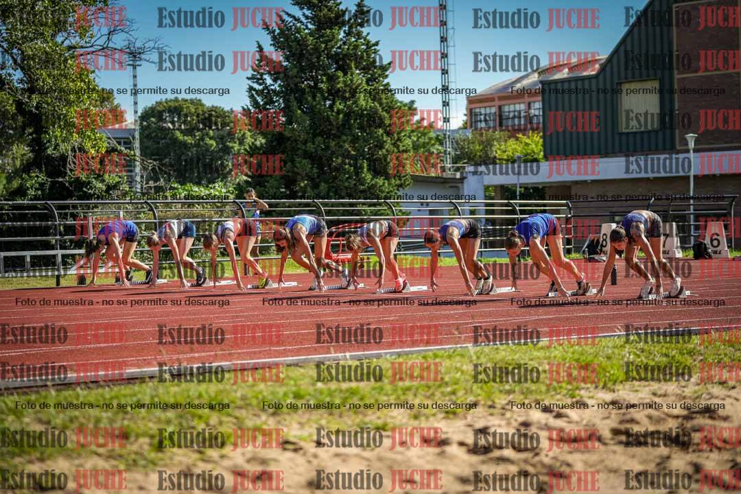 Fotos de los 100 m con vallas de mujeres