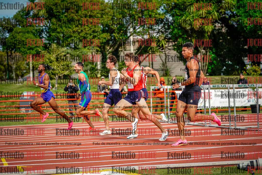 Fotos de los 110 m con vallas de varones