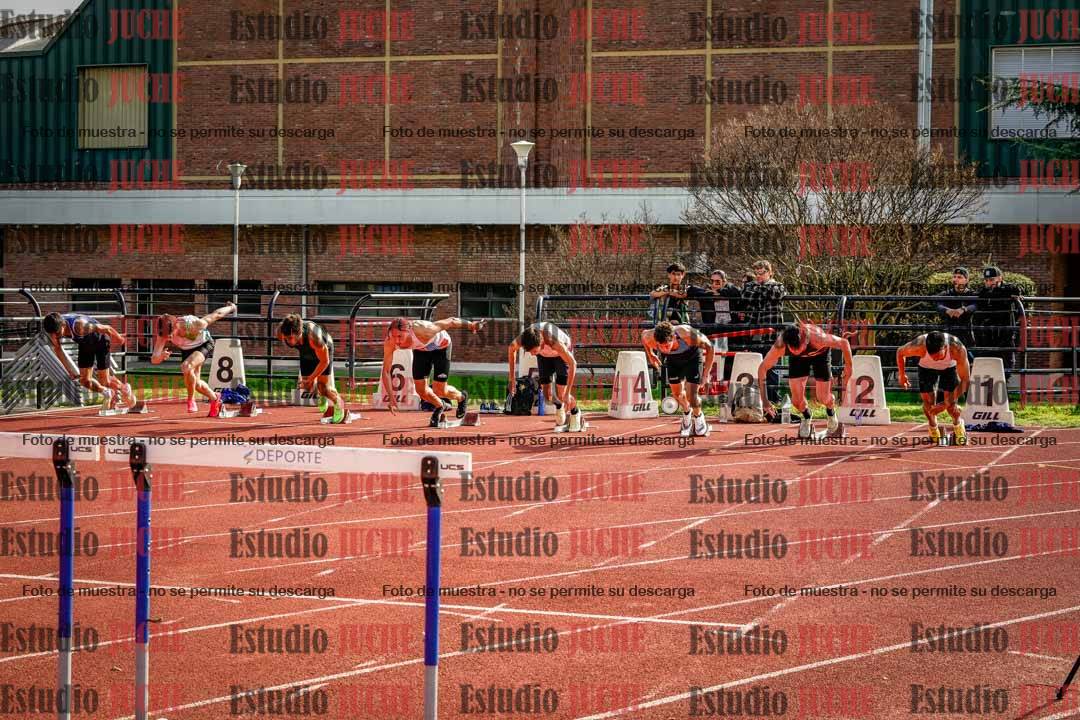 Fotos de los 110 m con vallas de varones