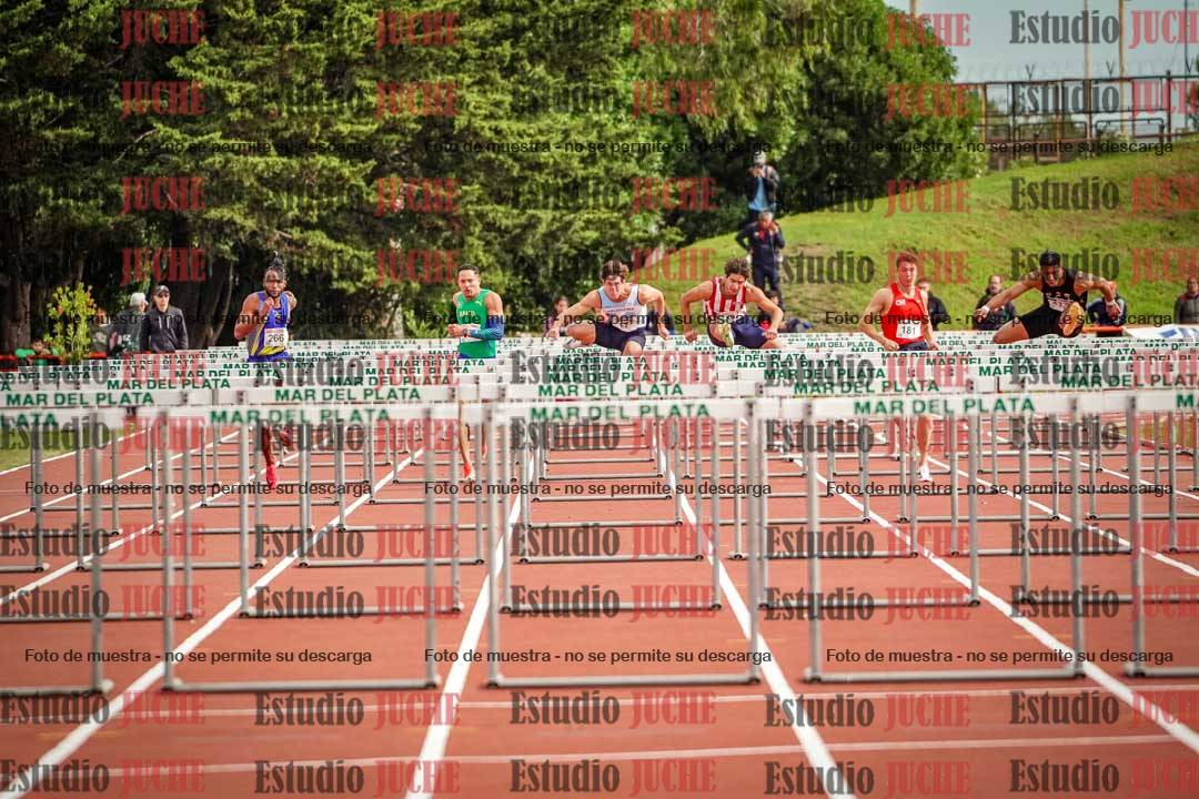 Fotos de los 110 m con vallas de varones