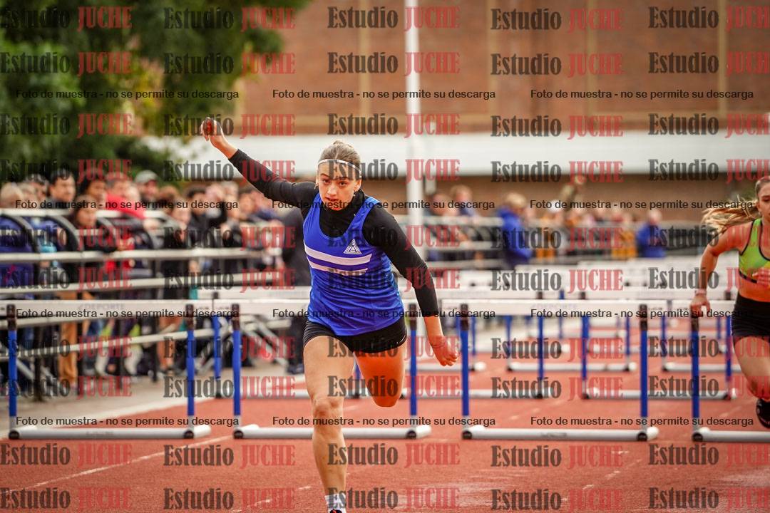 Fotos de los 100 m con vallas de mujeres