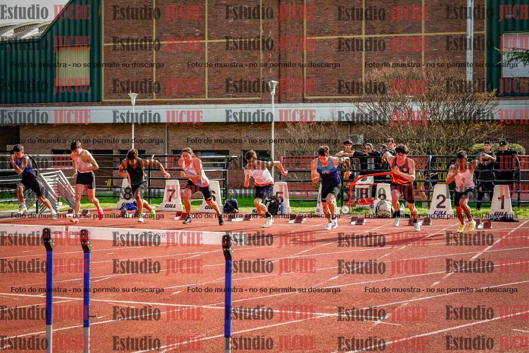Fotos de los 110 m con vallas de varones