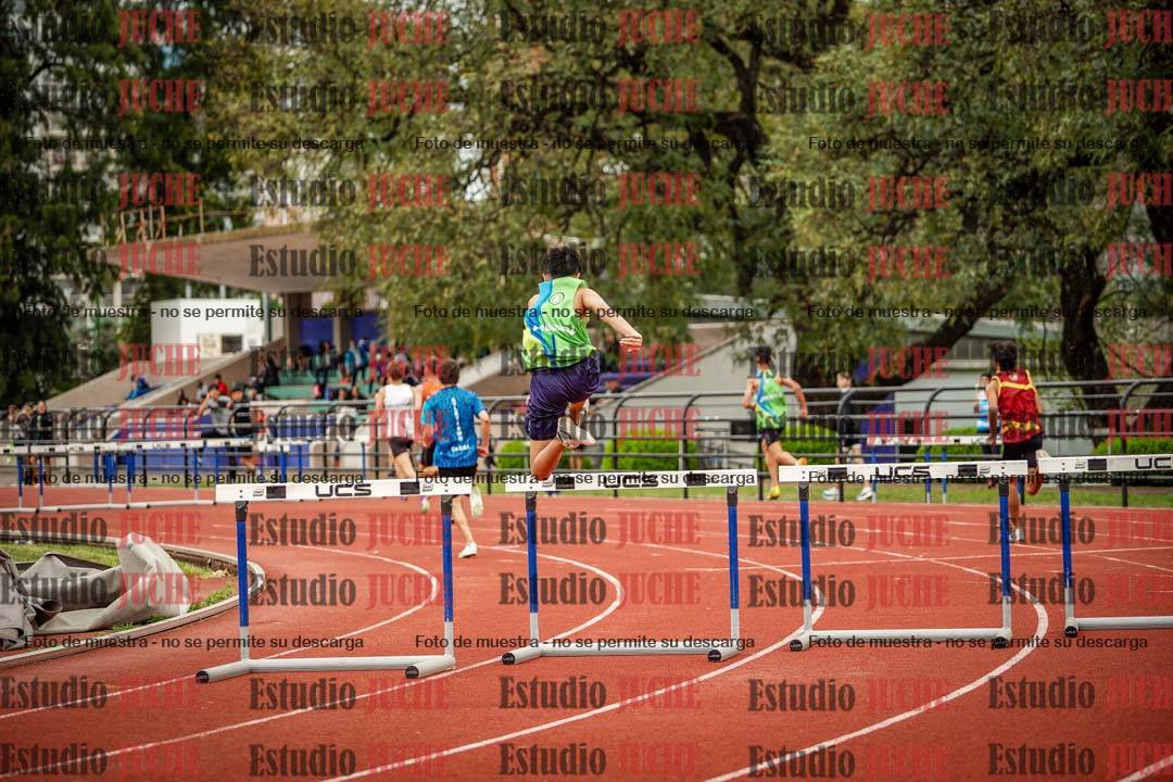 Fotos de los 295 m con vallas de varones