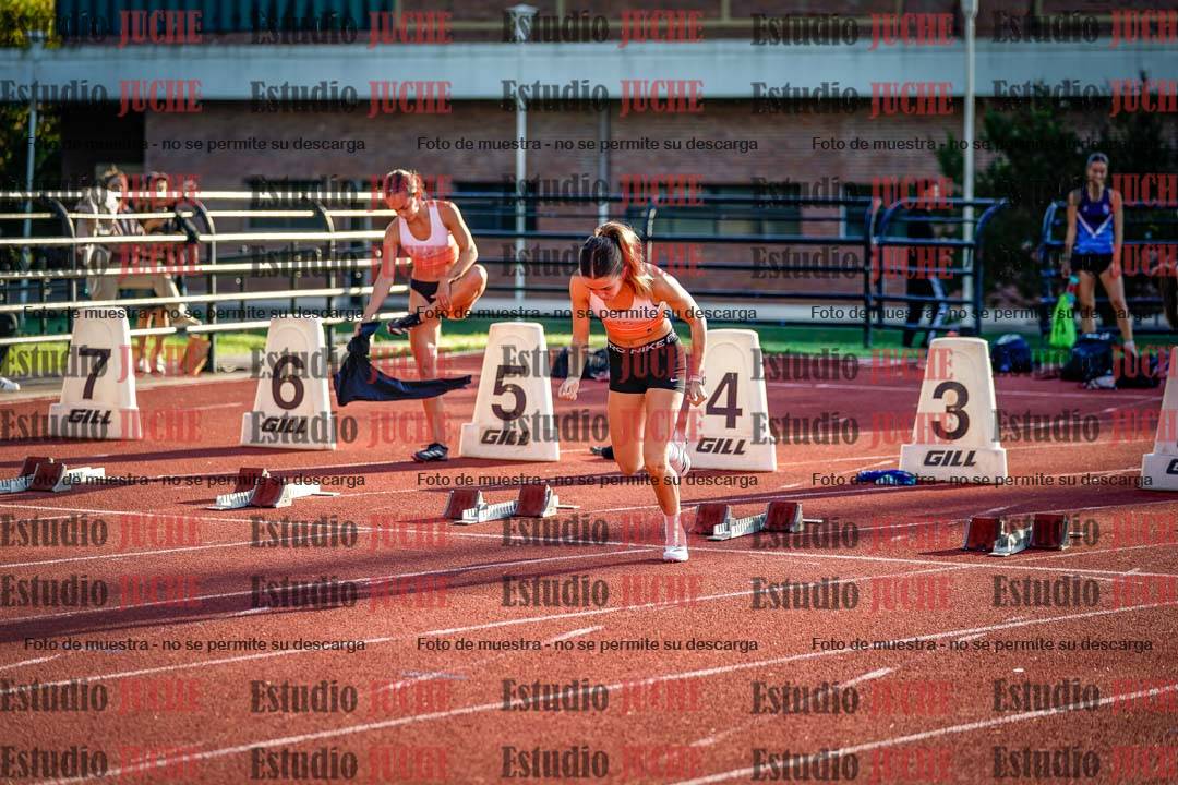 Fotos de los 100 m con vallas de mujeres
