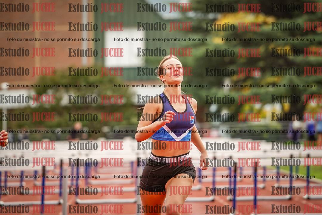 Fotos de los 100 m con vallas de mujeres