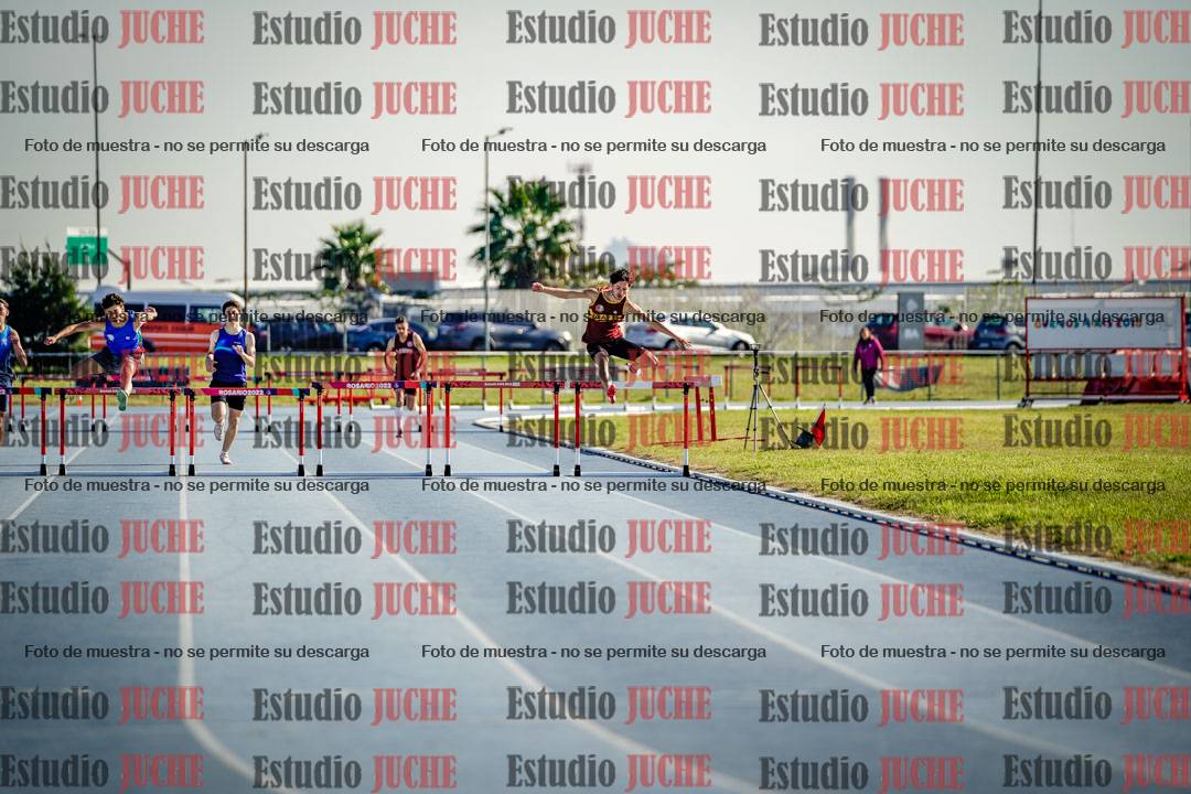 Fotos de los 400 m con vallas de varones