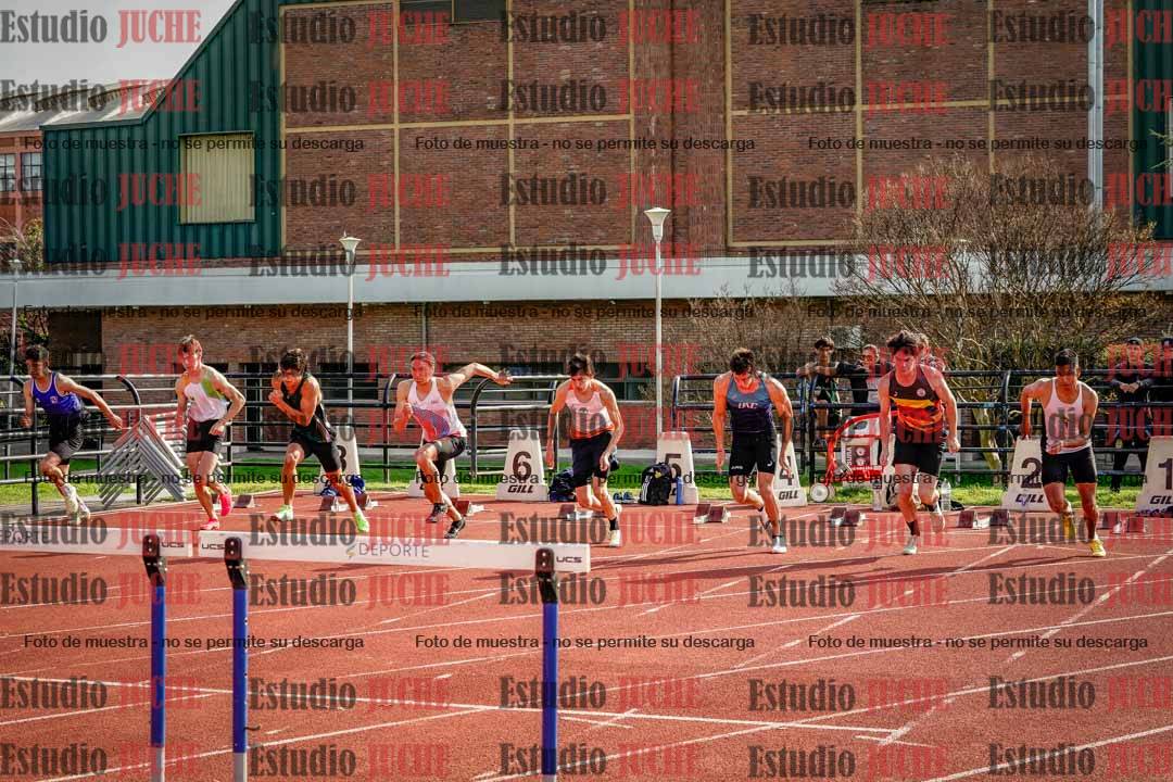 Fotos de los 110 m con vallas de varones