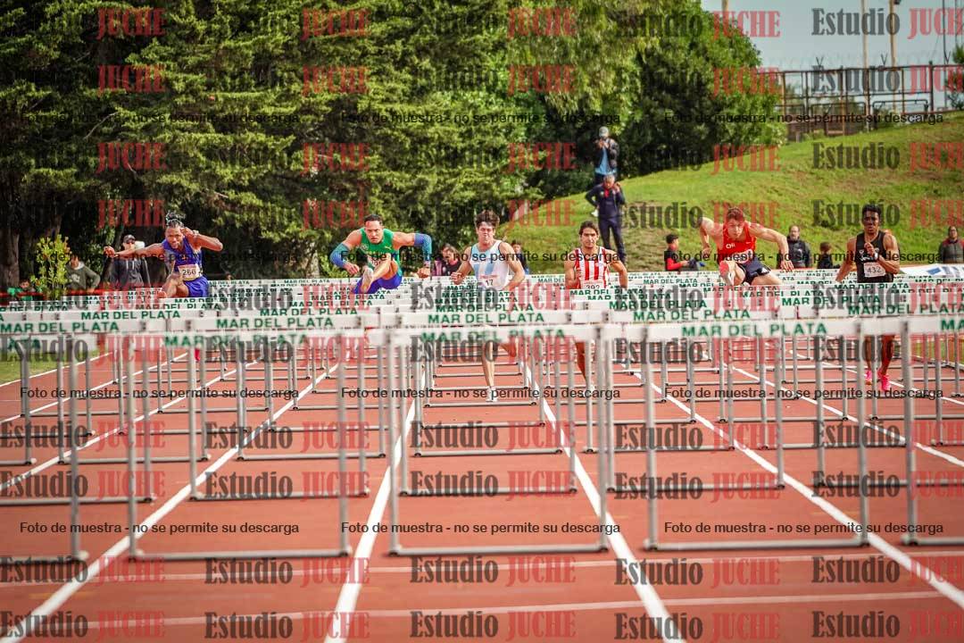 Fotos de los 110 m con vallas de varones